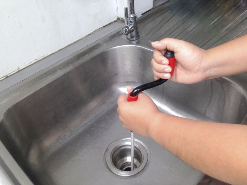Unclogging a Kitchen Sink
